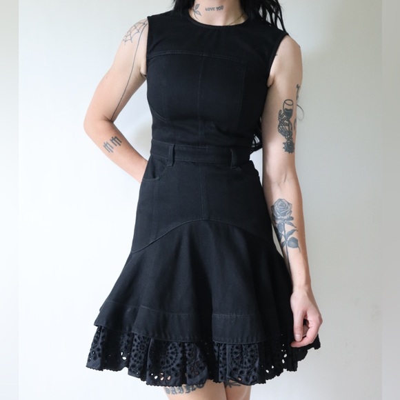 Alexander McQueen Denim Dress - Picture 1 of 12